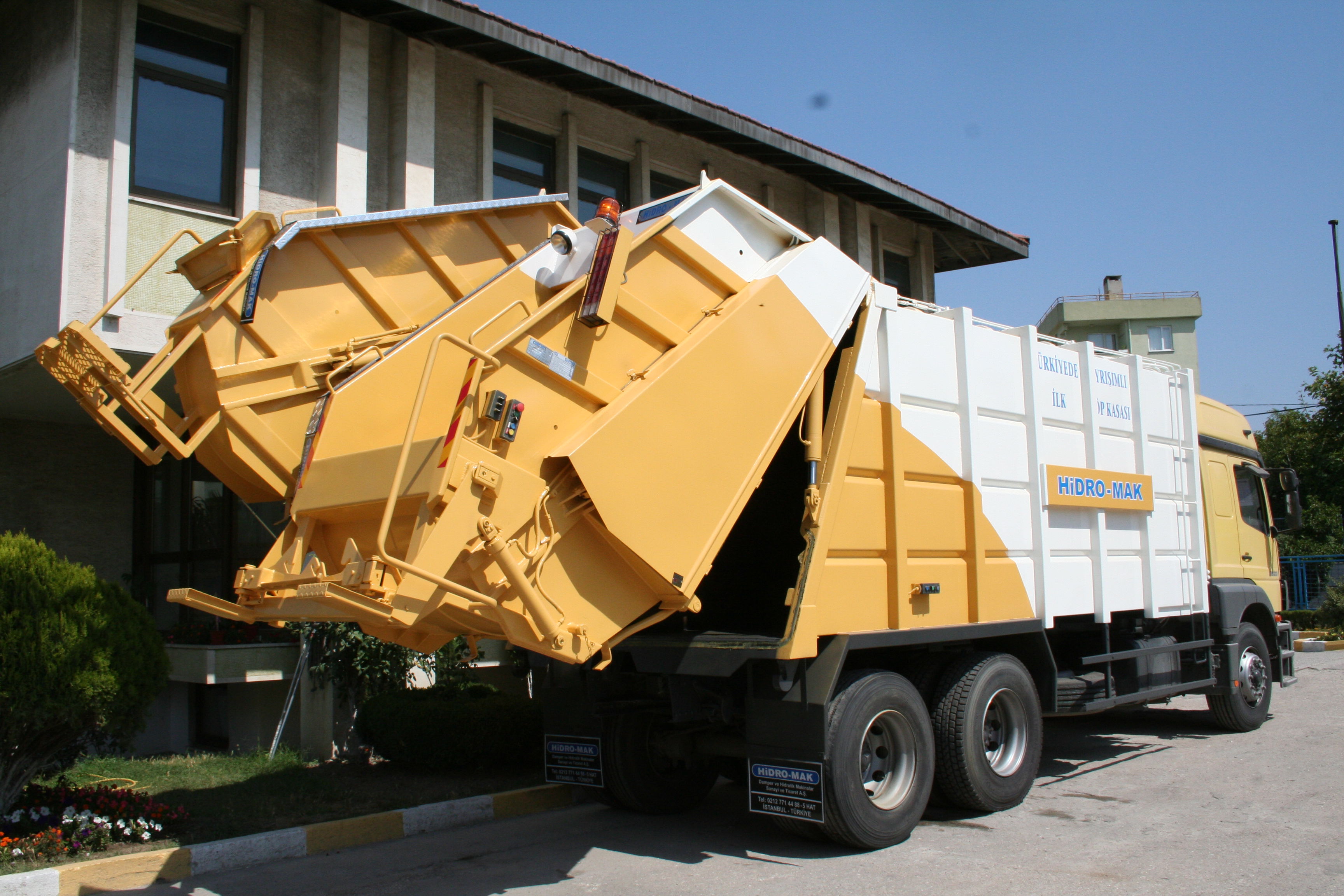 Мусоровоз для раздельного сбора мусора 33 тонны